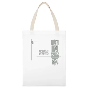 Cowboy Bebop Anime Main Character White Canvas Tote Shopping Bag