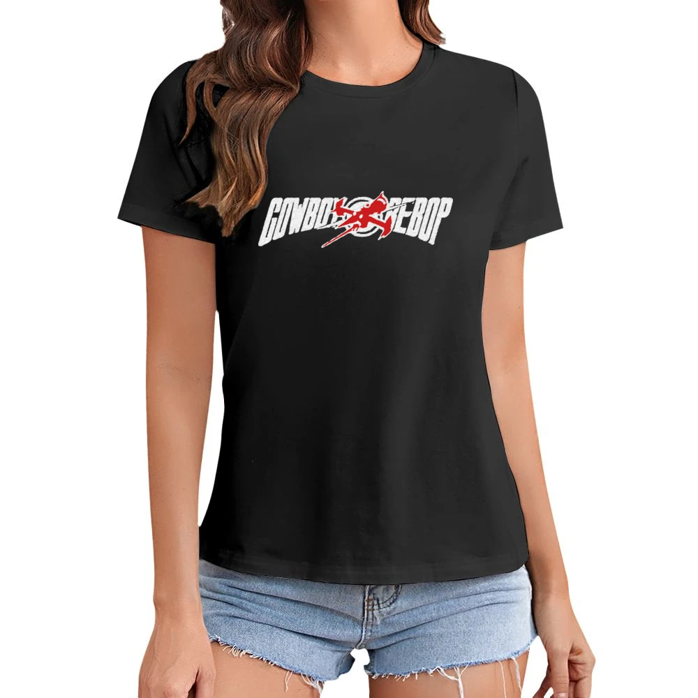 Cowboy bebop bounty hunter spike spiegel swordfish space combat ship p Asian Size Women Ladies T-shirt