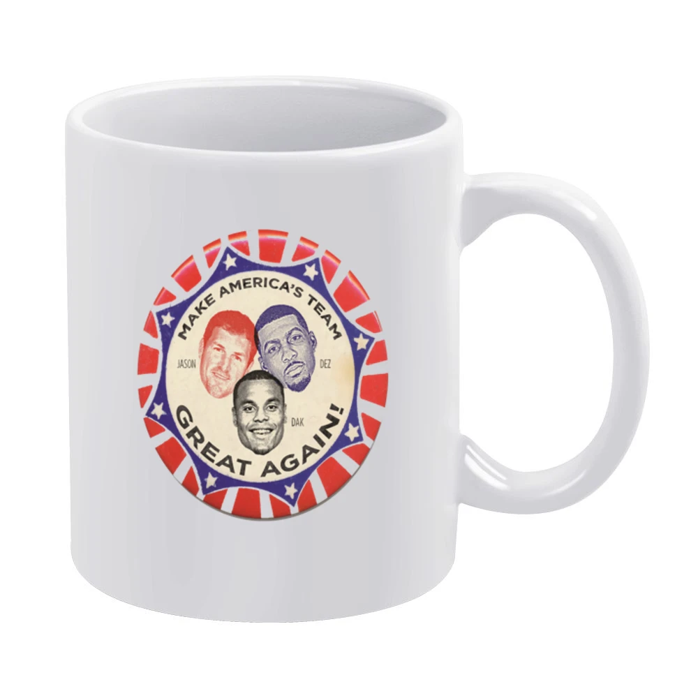 Cowboys Great Again Tshirt White Mug