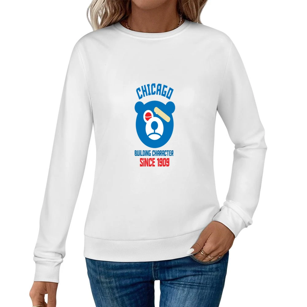Cubs Building Character Tshirt Women Pullover Sweatshirt
