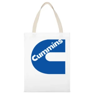 Cummins Motor Dodge Auto White Canvas Tote Shopping Bag