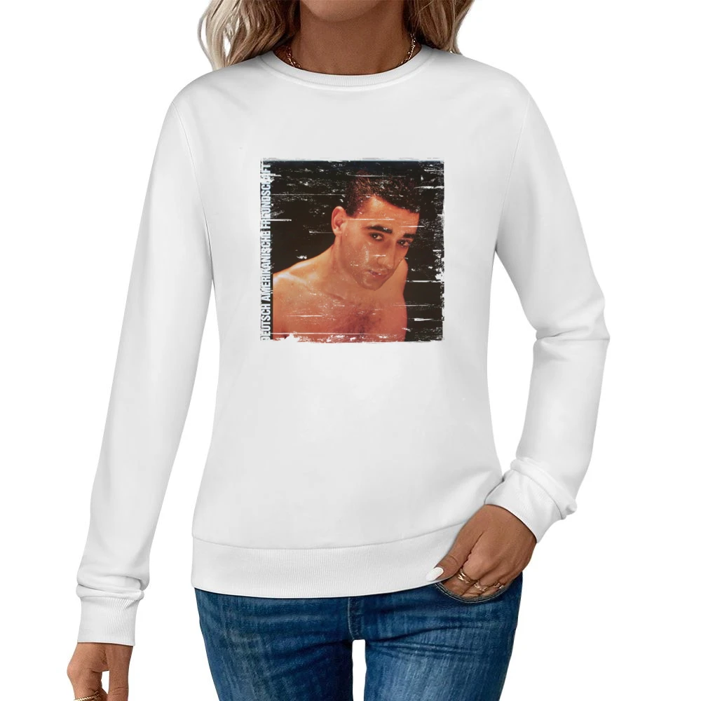 Daf Alles Ist Gut Album Cover Distressed Image Women Pullover Sweatshirt