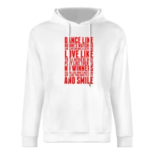 Dance like no one's watching European Size Men Hoodie