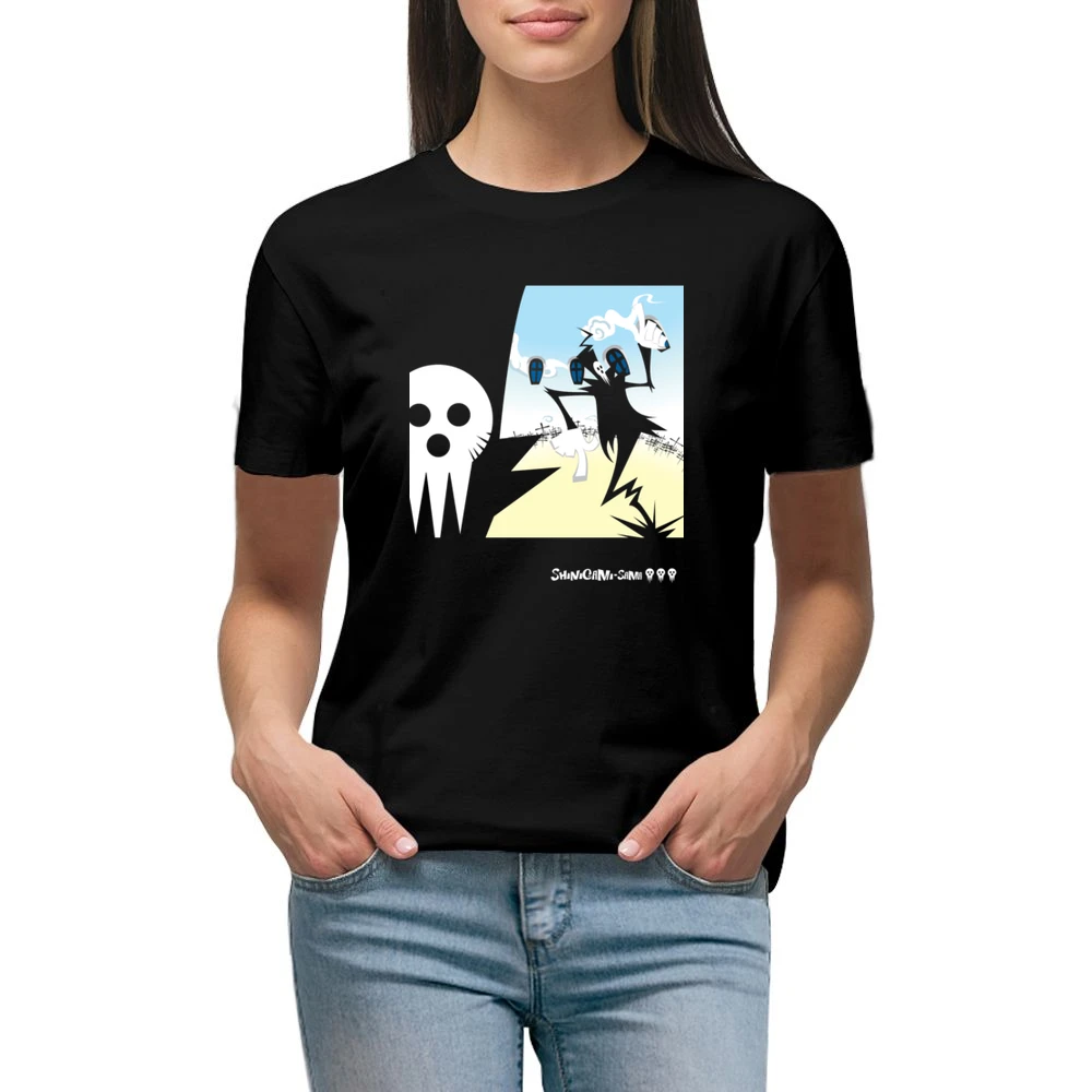 Dancing Reaper Premium Women Ladies T-shirt