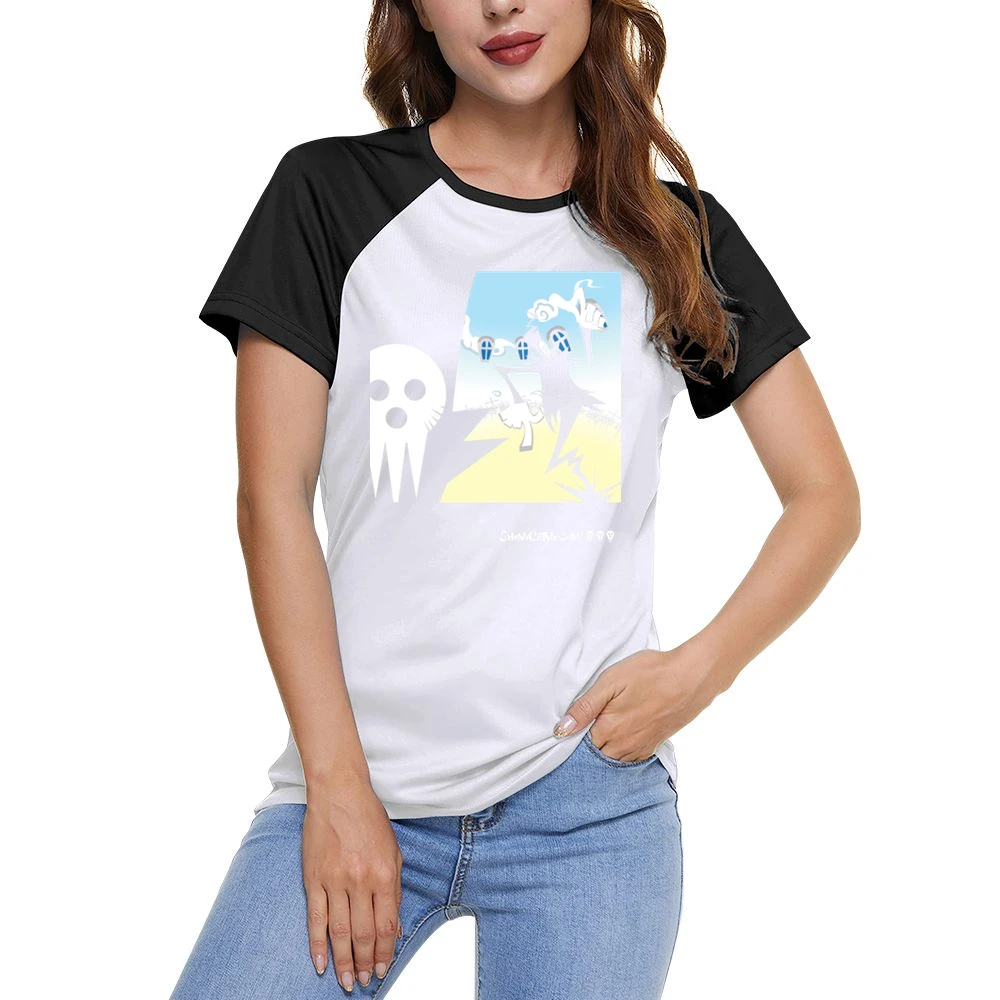 Dancing Reaper Women Ladies Short Sleeve T-Shirt