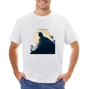 Dark Knight The legend End Batman bat over the moon shadow Asian Size Men T-Shirt