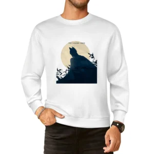 Dark Knight The legend End Batman bat over the moon shadow European Size Pullover Sweater