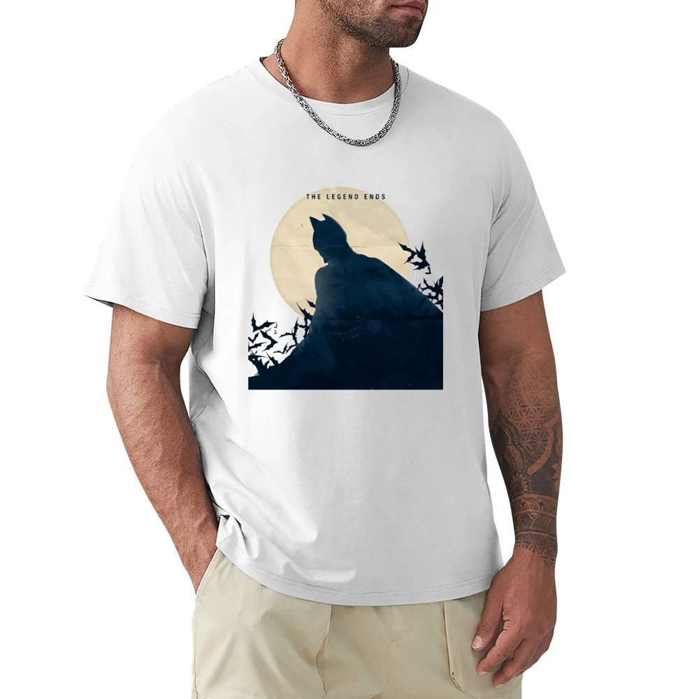 Dark Knight The legend End Batman bat over the moon shadow Premium Men T-shirt