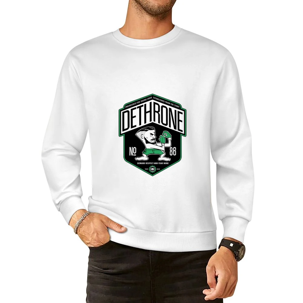 Dethrone Connor Mcgregor Tshirt (all Styles And Colors Available) European Size Pullover Sweater