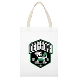 Dethrone Connor Mcgregor Tshirt (all Styles And Colors Available) White Canvas Tote Shopping Bag