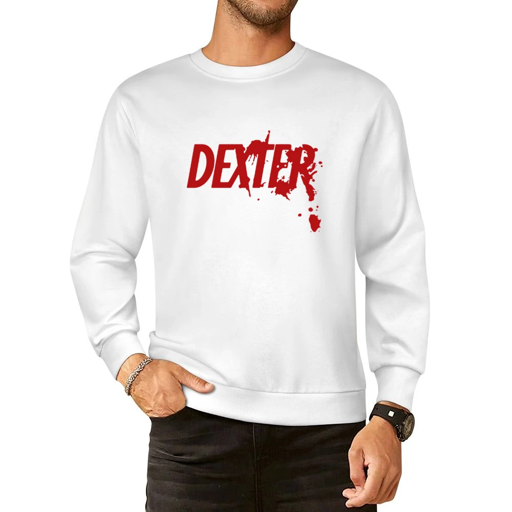 Dexter Fun Graphic TV Show Title Graphic Fan European Size Pullover Sweater