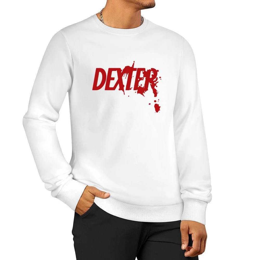 Dexter Fun Graphic TV Show Title Graphic Fan Men Pullover Sweatshirt