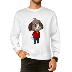 Digby From Animal Crossing Nintendo Character Video Game European Size Pullover Sweater