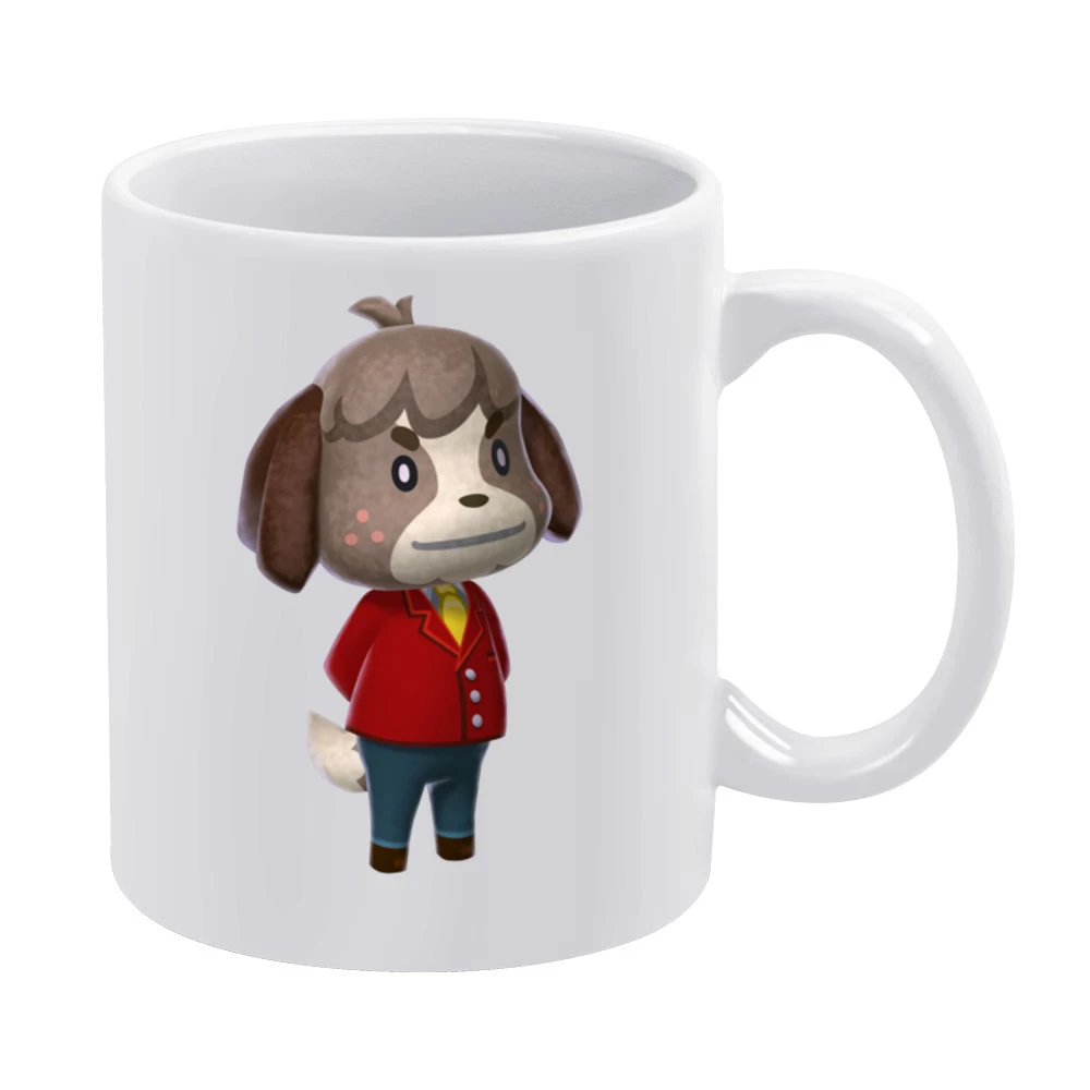 Digby From Animal Crossing Nintendo Character Video Game White Mug
