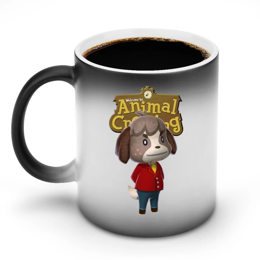 Digby From Animal Crossing Nintendo Video Game Fan Discoloration Mug