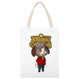 Digby From Animal Crossing Nintendo Video Game Fan White Canvas Tote Shopping Bag