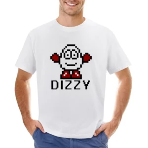 Dizzy Retro Video Game 80s Asian Size Men T-Shirt