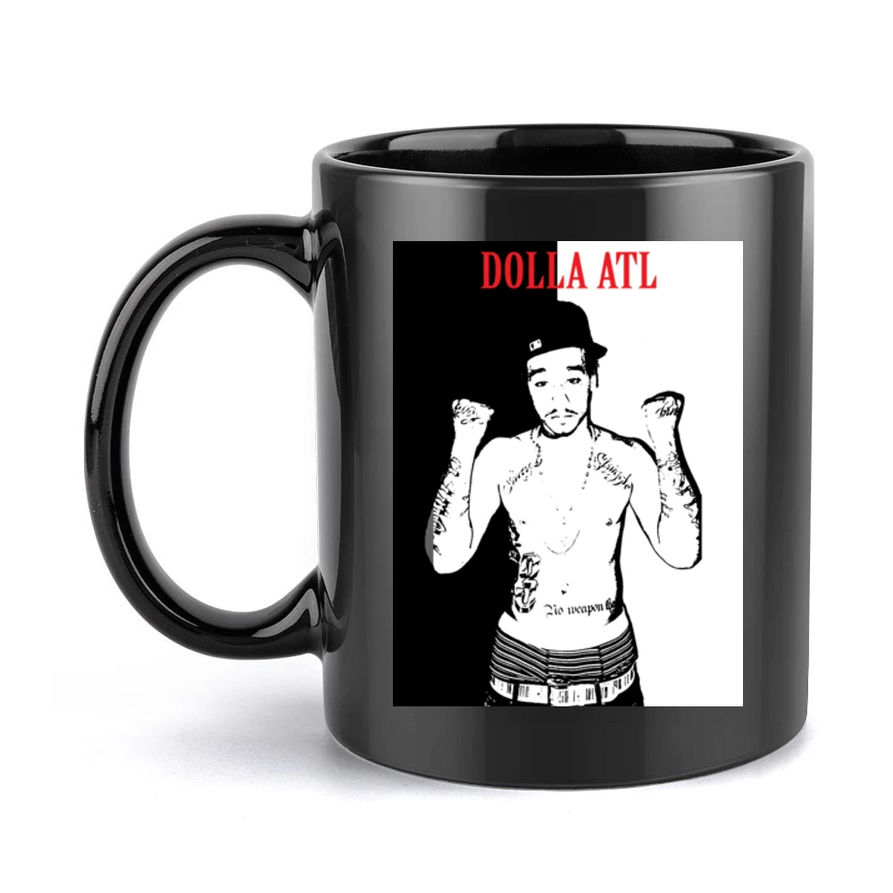 Dolla ATL Rapper Hip Hop Black Mug