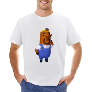 Don Resetti From Animal Crossing Nintendo Character Video Game Asian Size Men T-Shirt