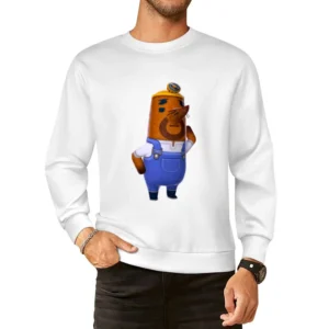 Don Resetti From Animal Crossing Nintendo Character Video Game European Size Pullover Sweater