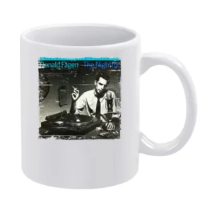 Donald Fagen The Nightfly Album Cover Distressed Image White Mug