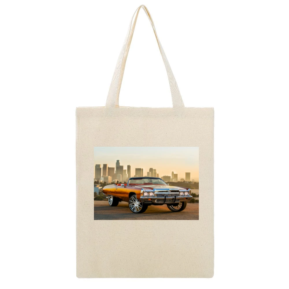 Donk City Tshirt Beige Canvas Tote Shopping Bag