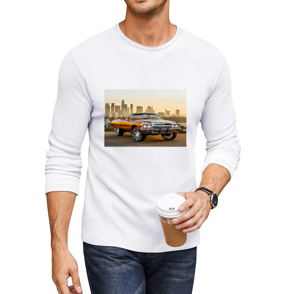 Donk City Tshirt Men CrewNeck Long Sleeve T-Shirt