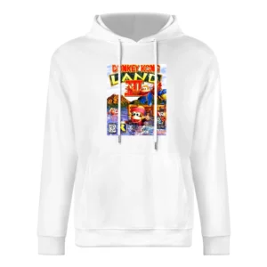 Donkey Kong Land 3 Game Boy Nintendo Old School Retro Video Game Fan D European Size Men Hoodie