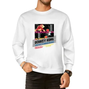 Donkey Kong Nes Nintendo Old School Retro Video Game Fan Distressed T European Size Pullover Sweater