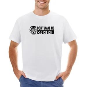 Dont Make Me Open This Whoop Ass Asian Size Men T-Shirt