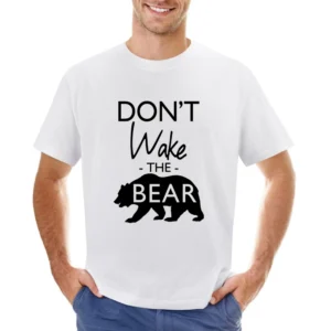Dont Wake The Bear Funny Sleep Lover Graphic Asian Size Men T-Shirt
