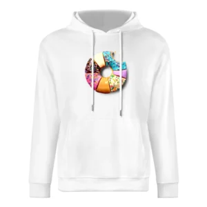 Donut Flavors Different Types Fun Food Tee Shirt European Size Men Hoodie