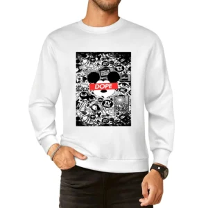 Dope Mickey Tshirt (all Styles And Colors Available) European Size Pullover Sweater