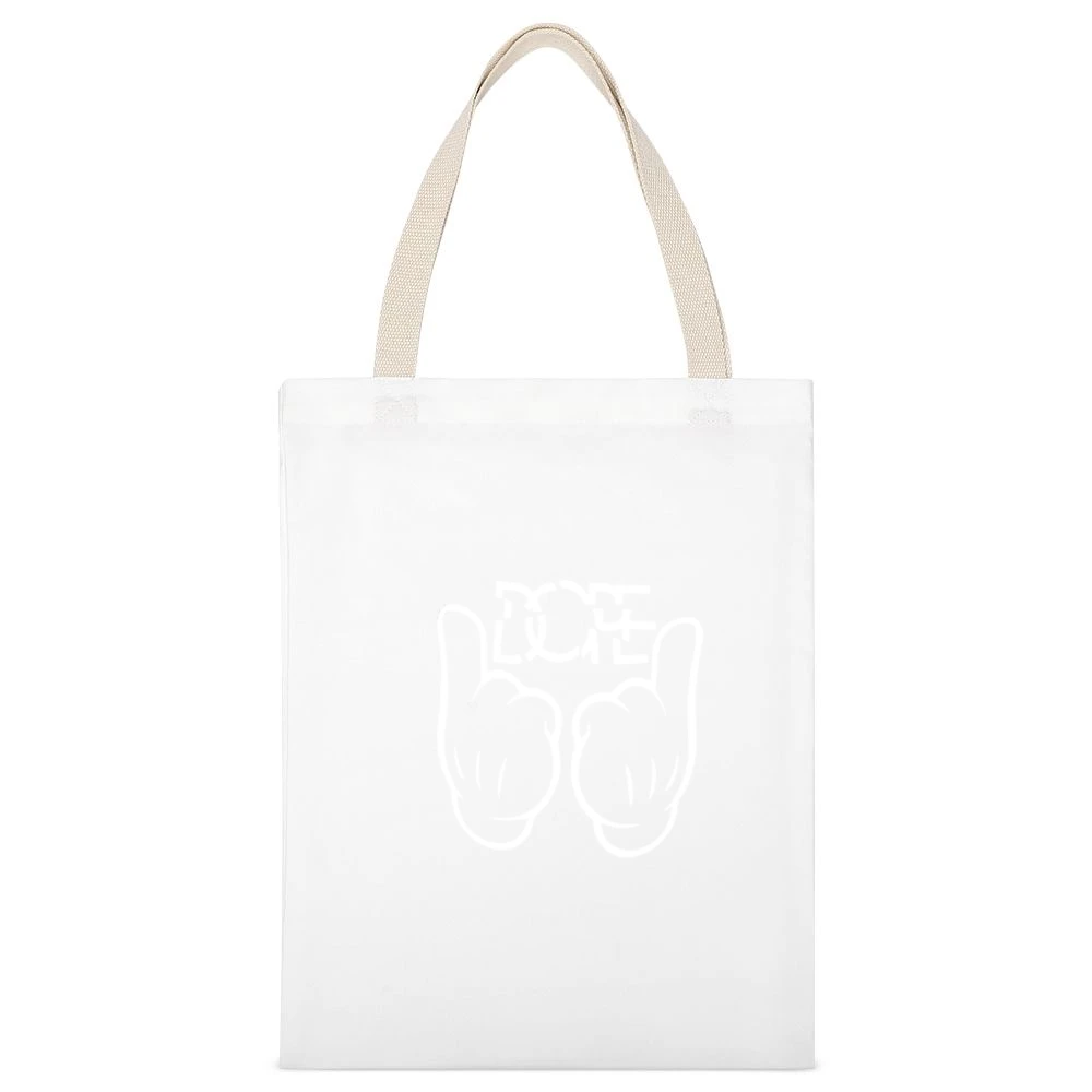 Dope Tshirt (all Colors And Styles Available) White Canvas Tote Shopping Bag