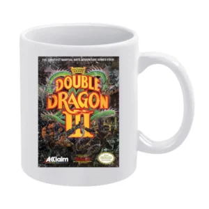 Double Dragon 3 Nes Nintendo Old School Retro Video Game Fan Distresse White Mug