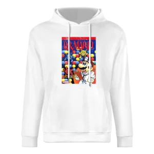 Dr Mario Nes Nintendo Old School Retro Video Game Fan Distressed T Shi European Size Men Hoodie