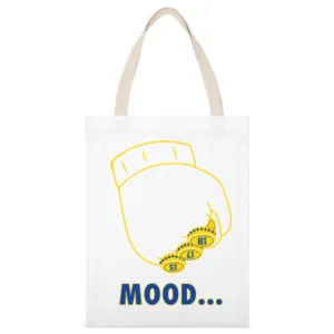 Draymond Green Parade Mood Golden State Champions Funny Basketball T S White Canvas Tote Shopping Bag