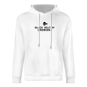 Drinking Black Belt Tshirt European Size Men Hoodie
