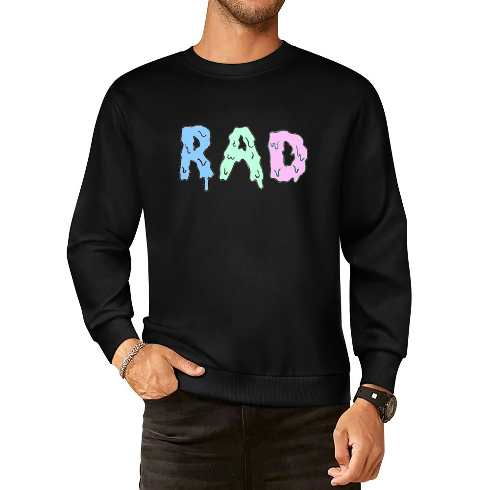 Dripping With Rad Fun Awesome Tee Shirt European Size Pullover Sweater