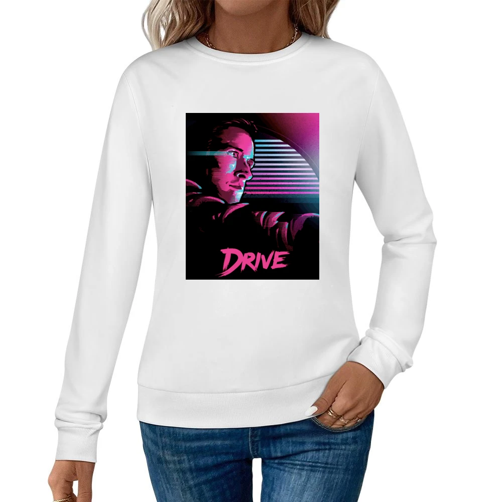 Drive Movie Ryan Gosling Poster Women Pullover Sweatshirt