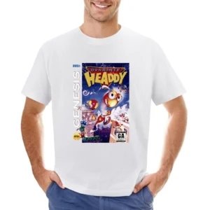 Dynamite Headdy Sega Genesis Old School Retro Video Game Fan Distresse Asian Size Men T-Shirt