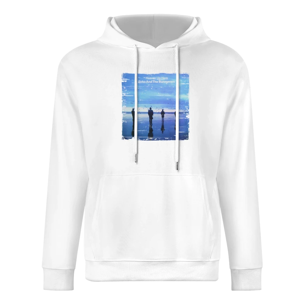 Echo And The Bunnymen Heaven Up Here Album Cover Distressed Image T Sh European Size Men Hoodie