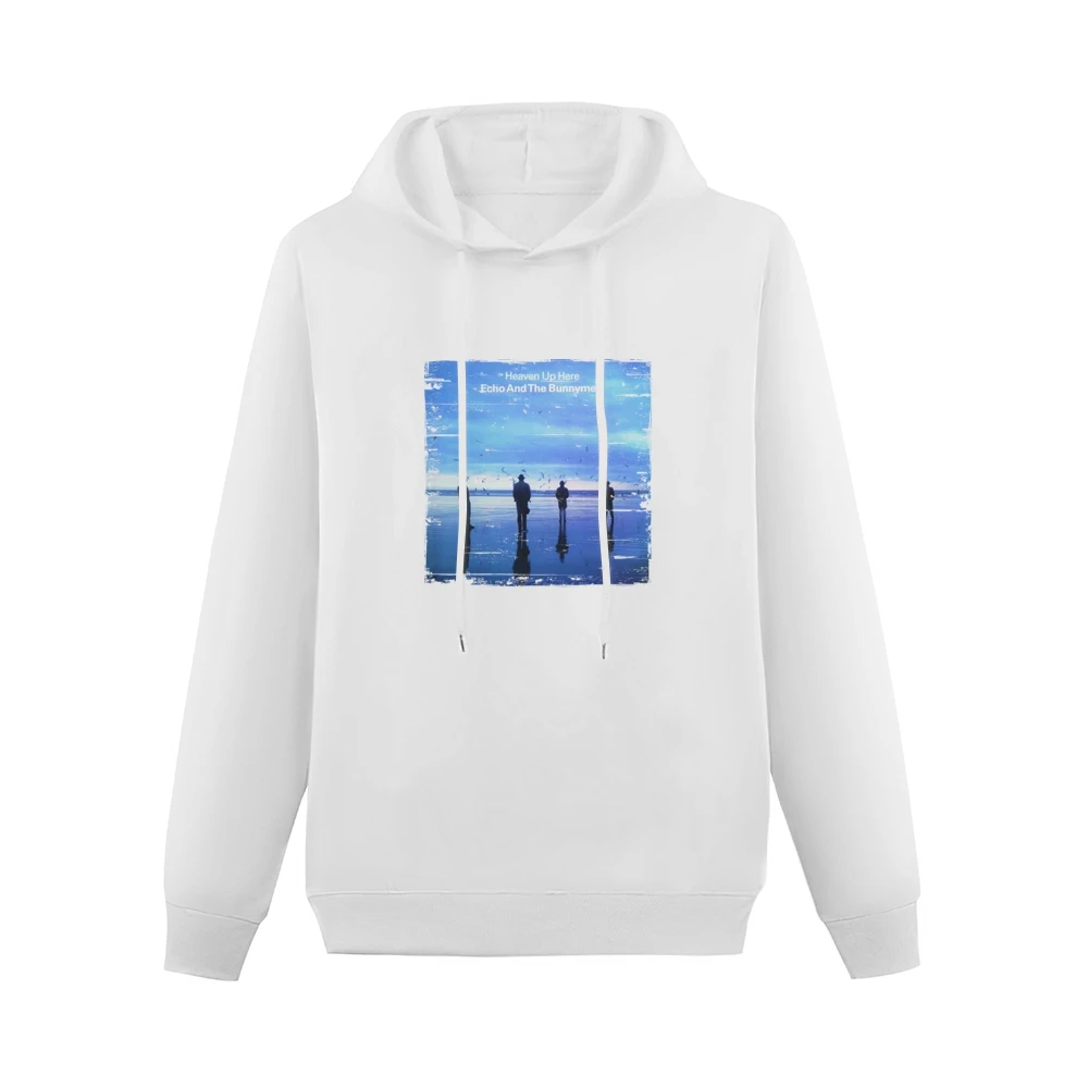 Echo And The Bunnymen Heaven Up Here Album Cover Distressed Image T Sh Men Hoodie Without Pocket