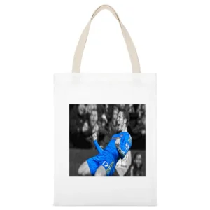 Eden Hazard Tshirt Chelsea (all styles and colors available) White Canvas Tote Shopping Bag
