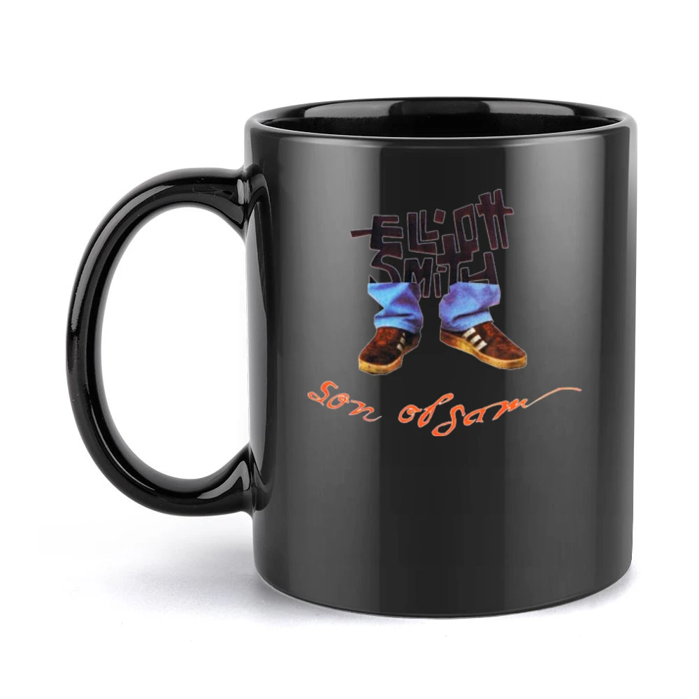 Elliott Smith Music Black Mug