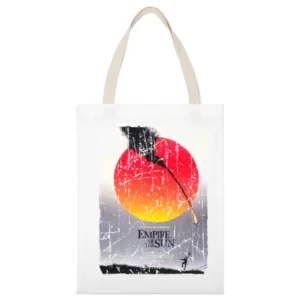 Empire Of The Sun Movie Poster Retro Aged Look White Canvas Tote Shopping Bag