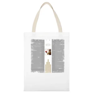 Eurythmics Sweet Dreams Are Made Of This Album Cover Distressed Image White Canvas Tote Shopping Bag
