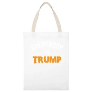 Everybody Vs Trump Marshawn Lynch Protest Vegas Football White Canvas Tote Shopping Bag