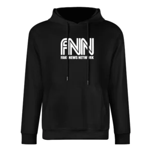 Fake News Network Funny Trump Parody Graphic Tv Show European Size Men Hoodie