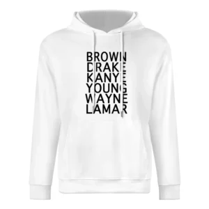 Famous Rap Stars Popular Hip Hop Rappers Graphic Tee Shirt European Size Men Hoodie